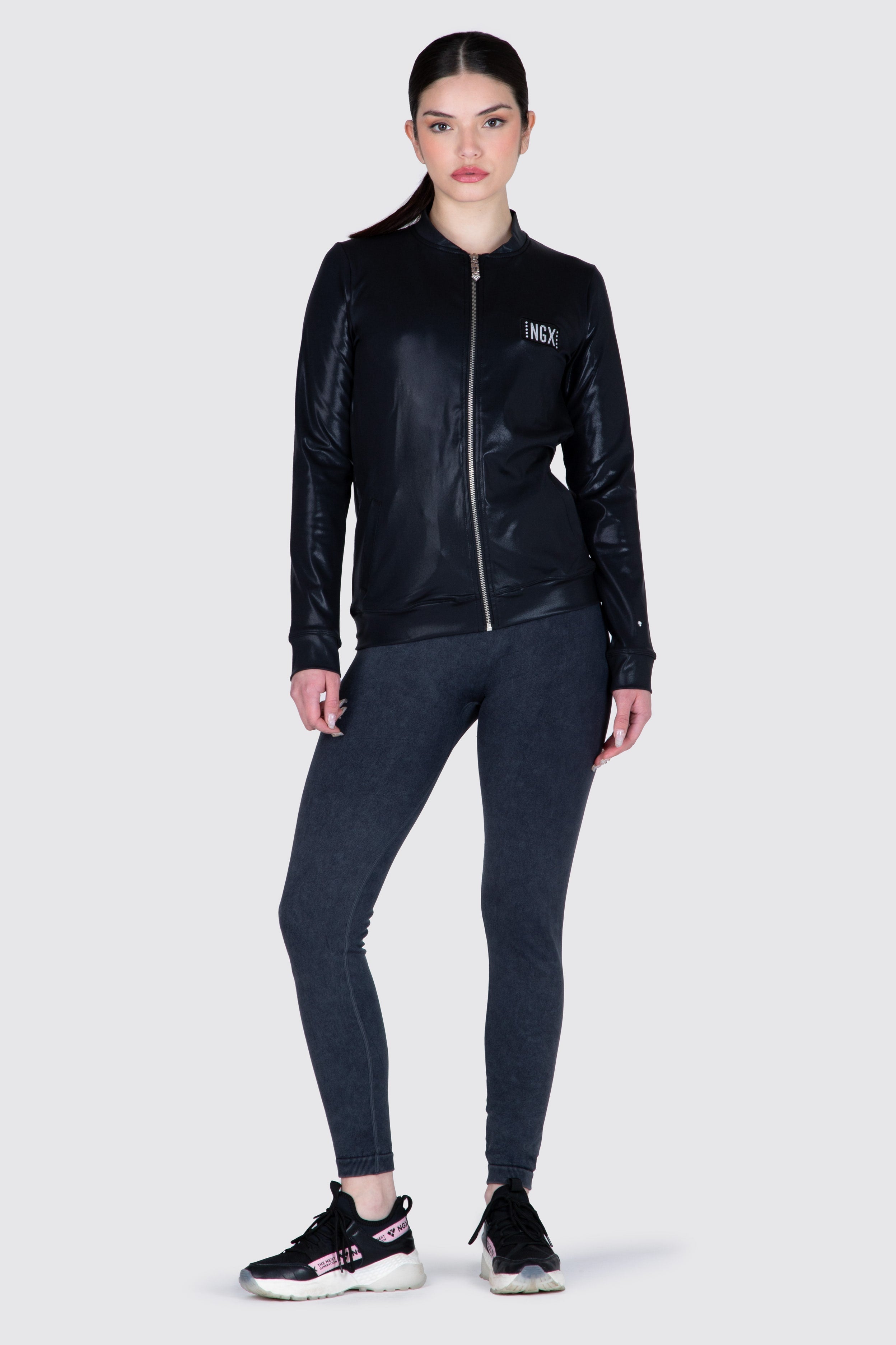 Chaqueta Bomber Cynthia Negro NGX 