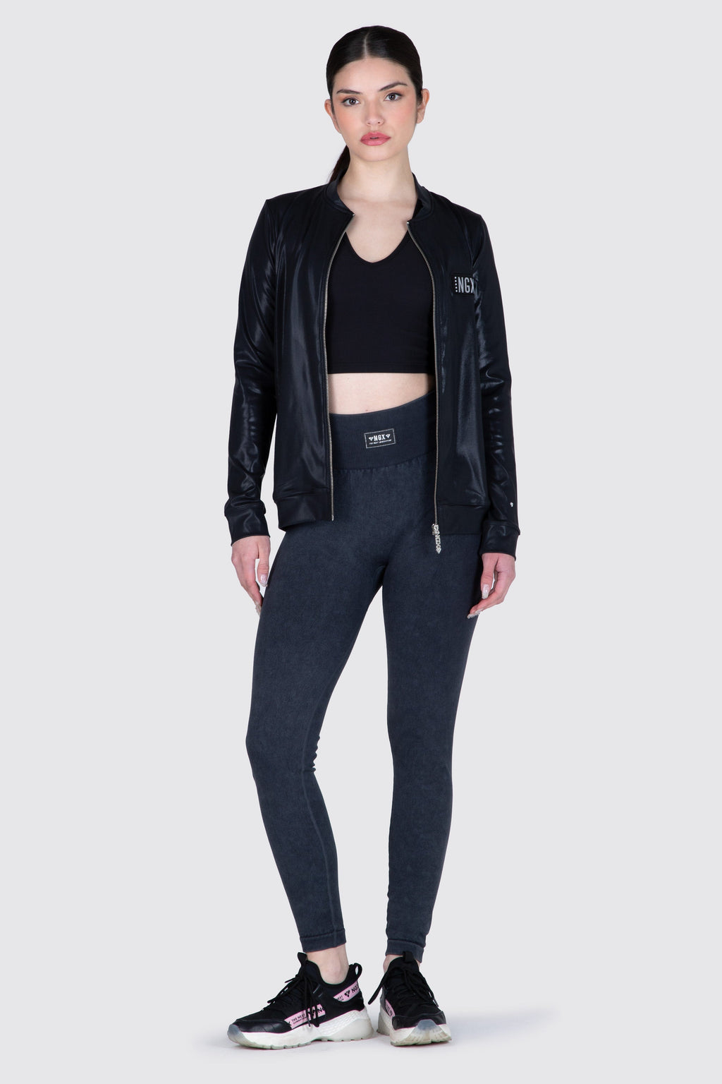 Chaqueta Bomber Cynthia Negro NGX 