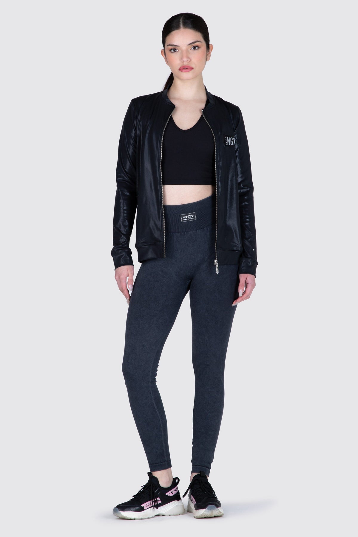 Chaqueta Bomber Cynthia Negro NGX 