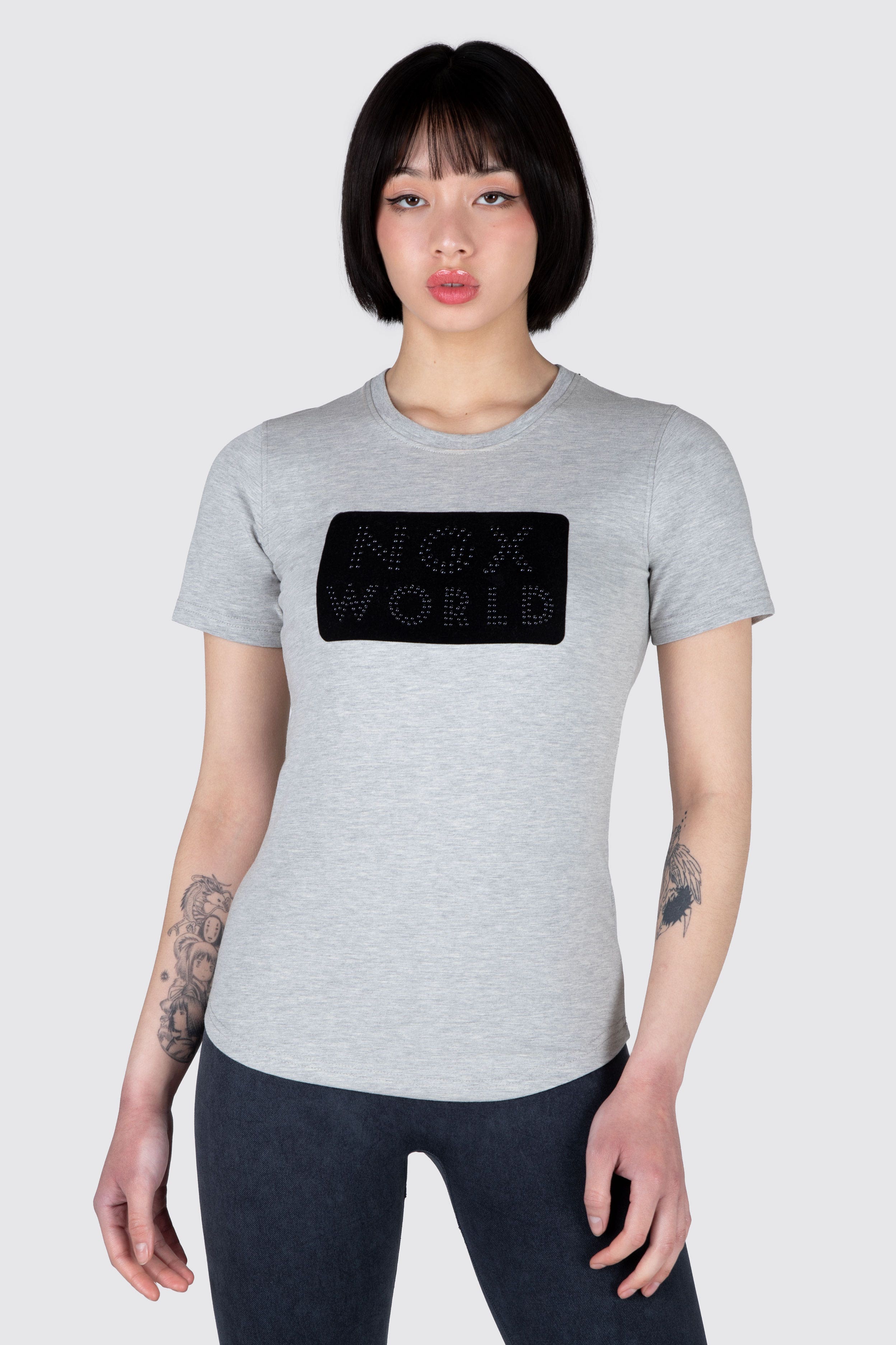 Polera M/C Adrenalin Gris NGX 