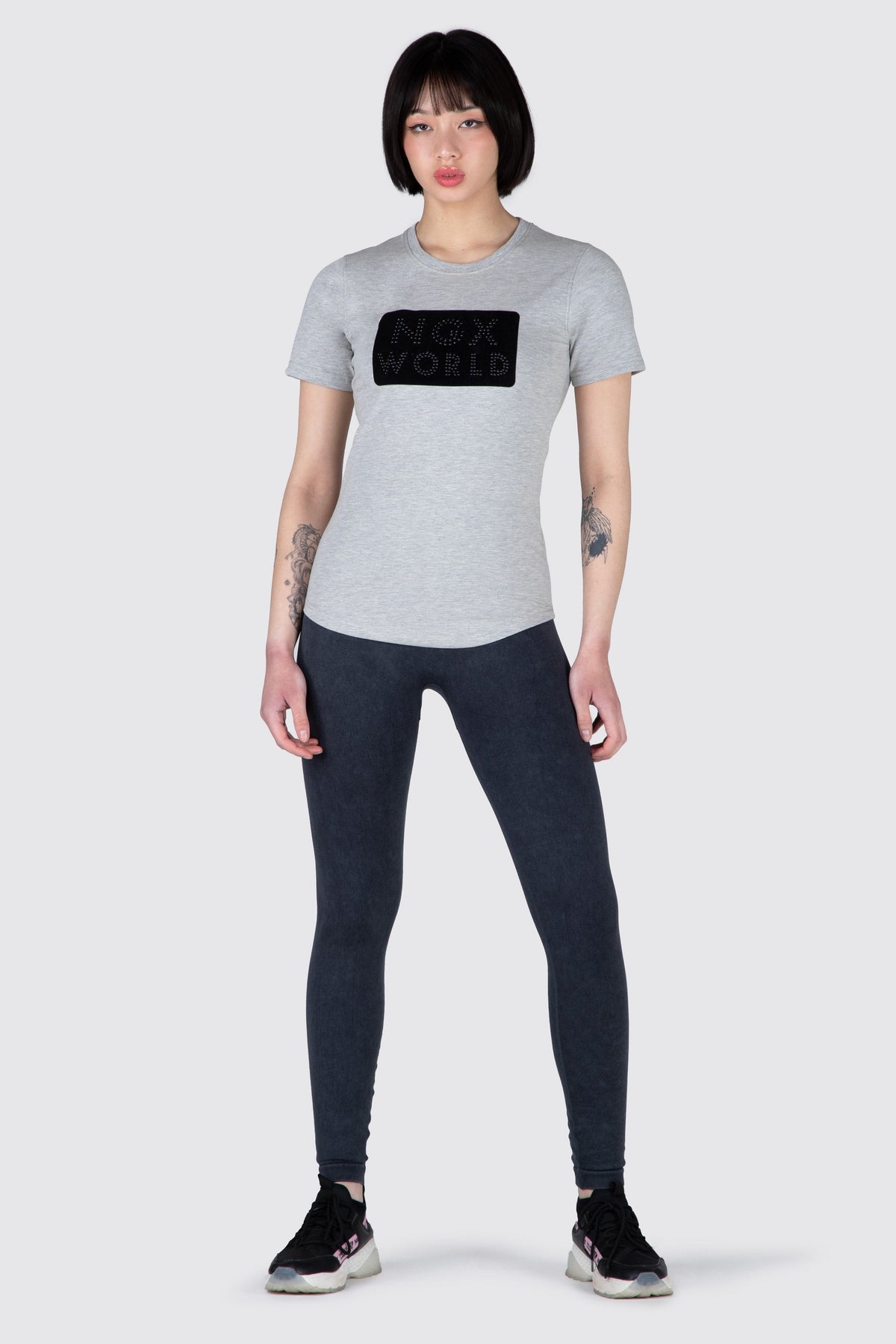 Polera M/C Adrenalin Gris NGX 