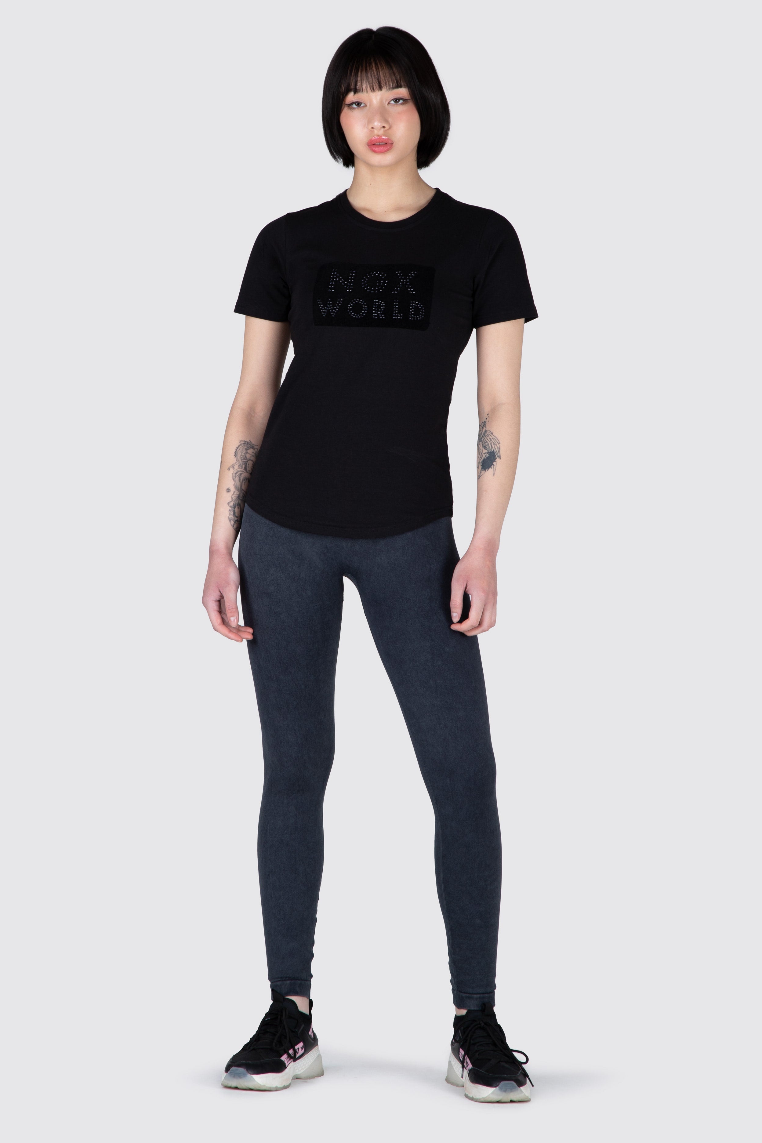 Polera M/C Adrenalin Negro NGX 