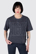 Polera M/C Hapiness Gris NGX 