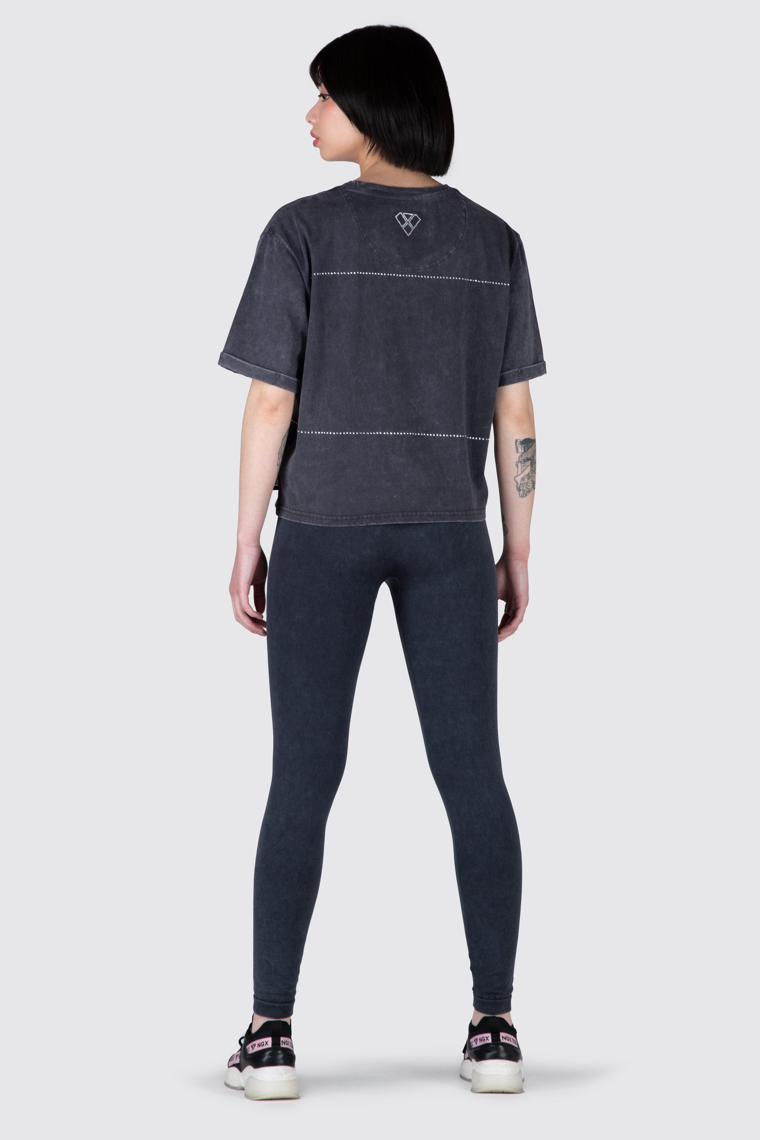 Polera M/C Hapiness Gris NGX 