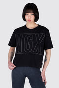 Polera M/C Hapiness Negro NGX 