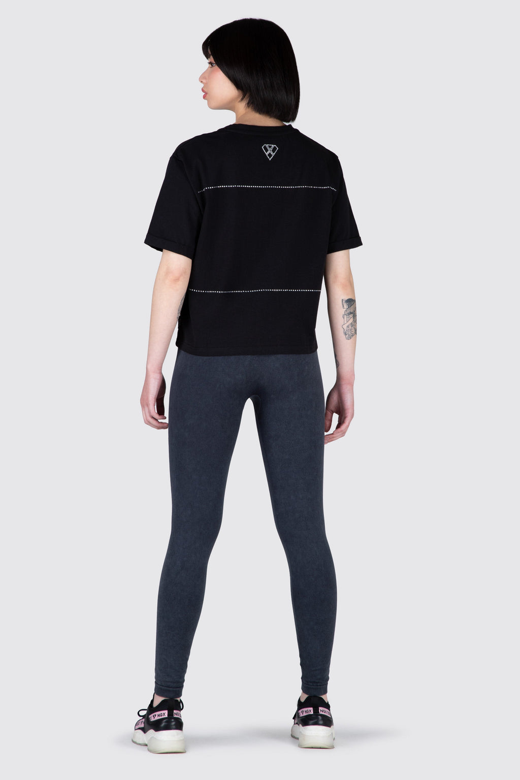 Polera M/C Hapiness Negro NGX 