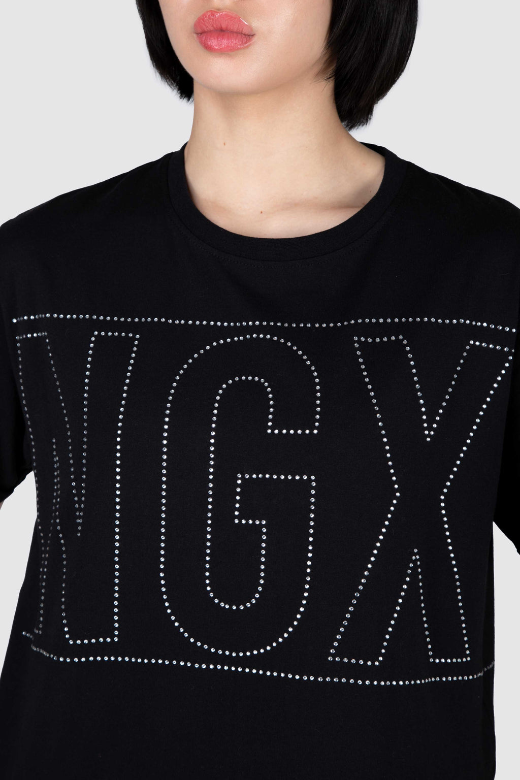 Polera M/C Hapiness Negro NGX 