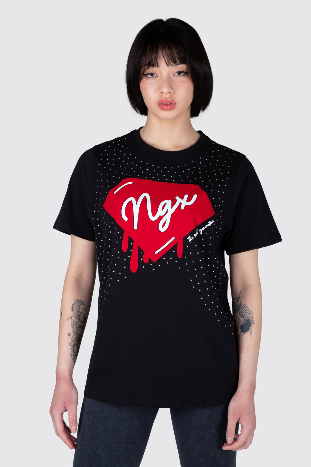 Polera M/C Emotion Negro NGX 