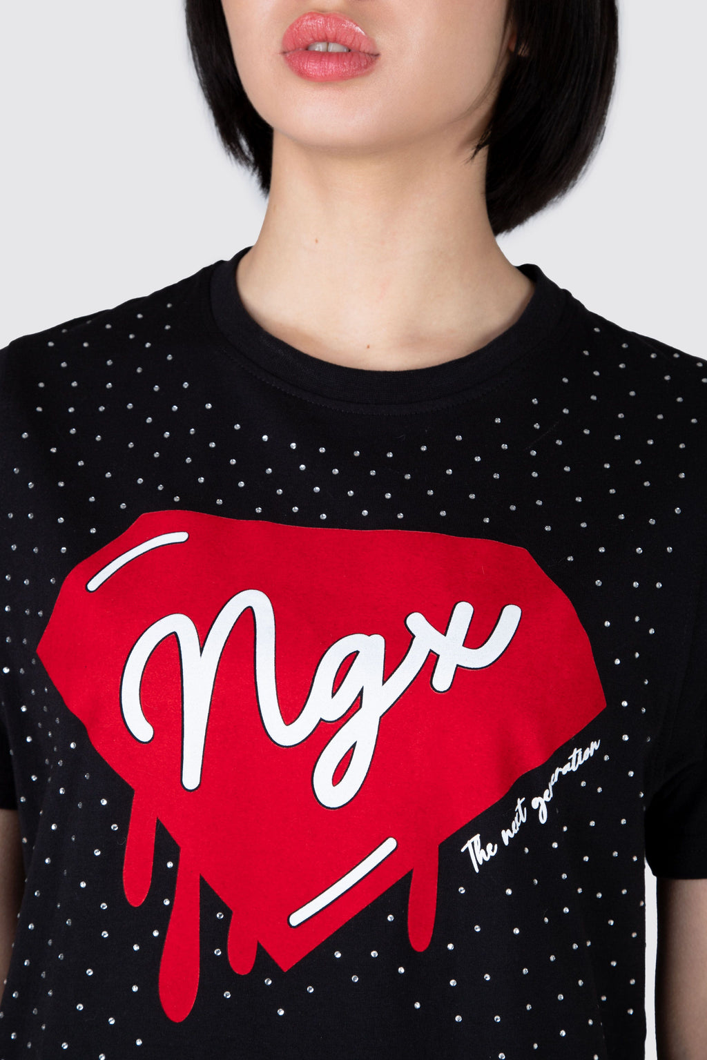 Polera M/C Emotion Negro NGX 