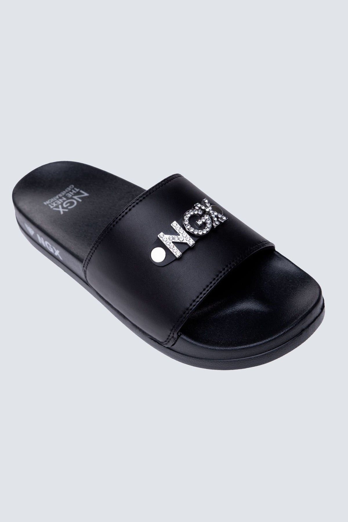 Chala Strass Letters Negro NGX