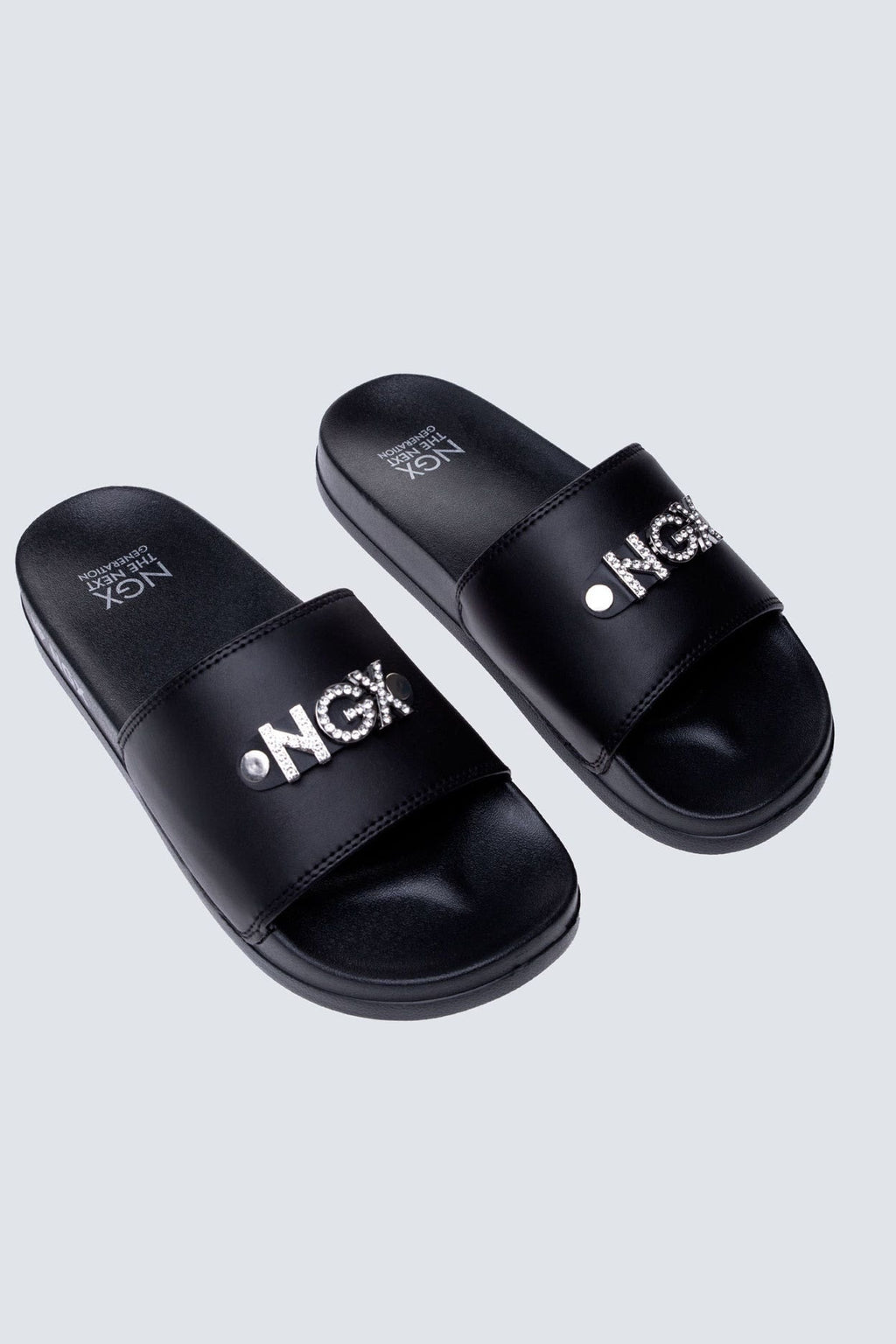 Chala Strass Letters Negro NGX