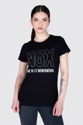 Polera M/C Feeling Negro NGX