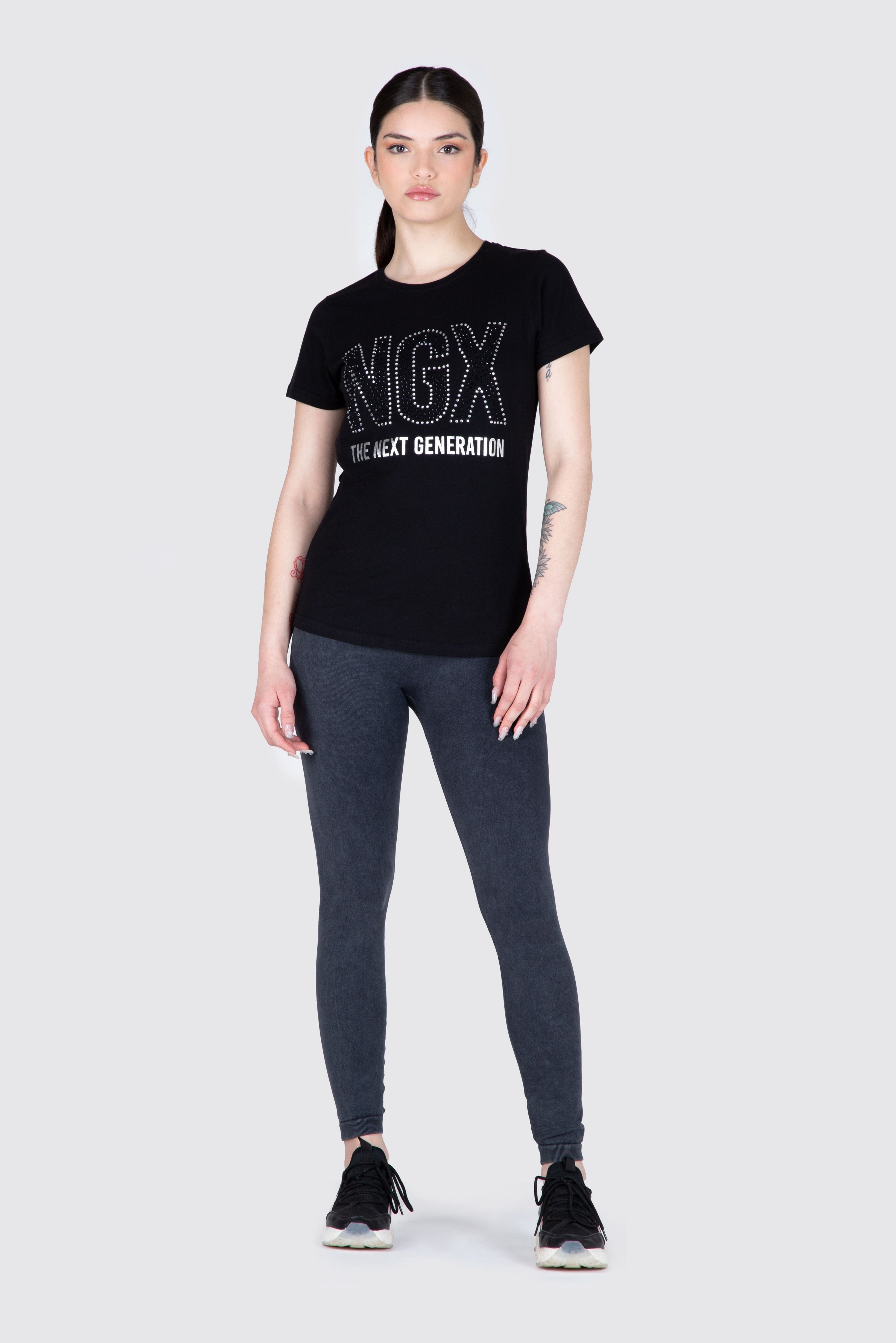 Polera M/C Feeling Negro NGX