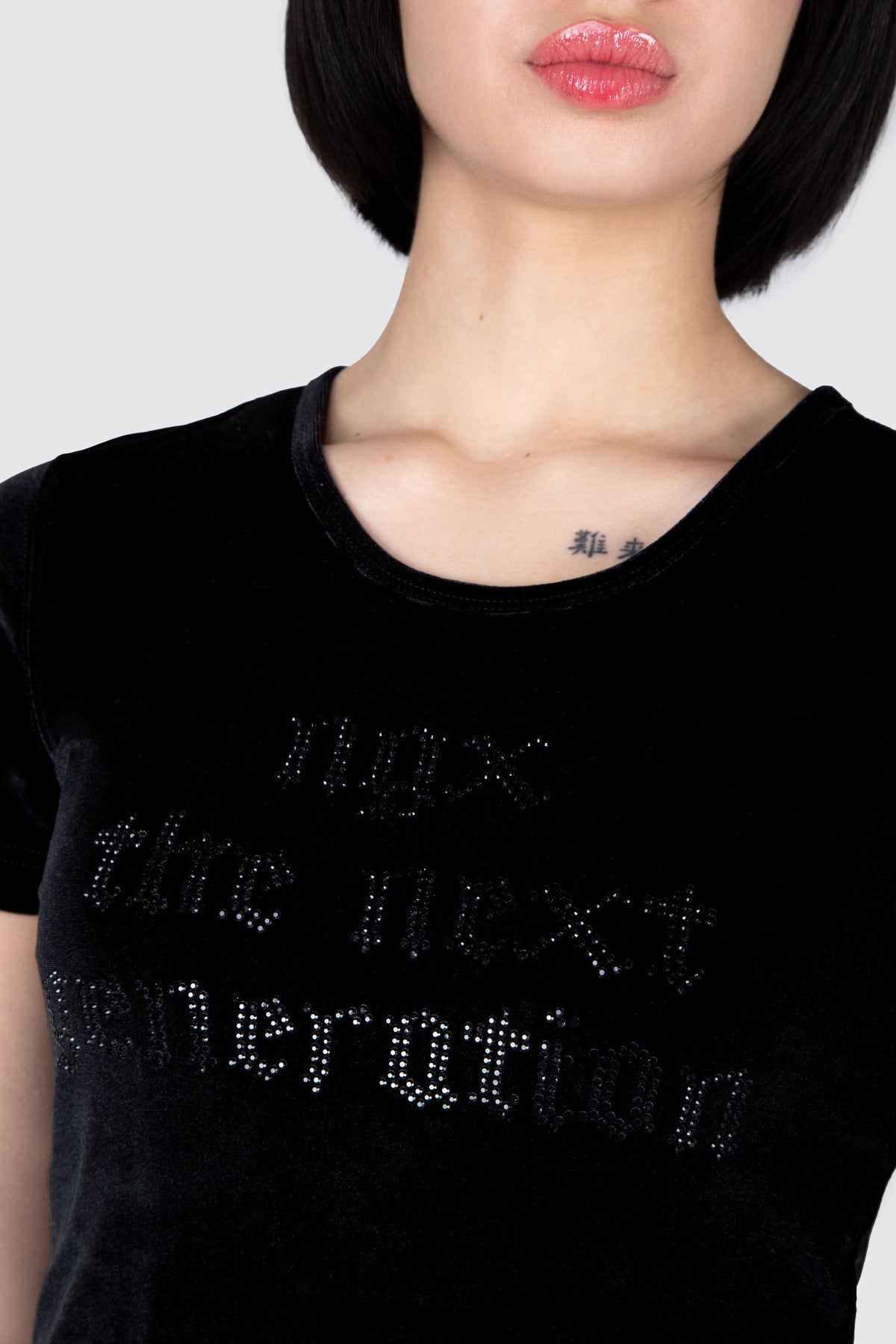 Polera M/C Vibrant Negro NGX 