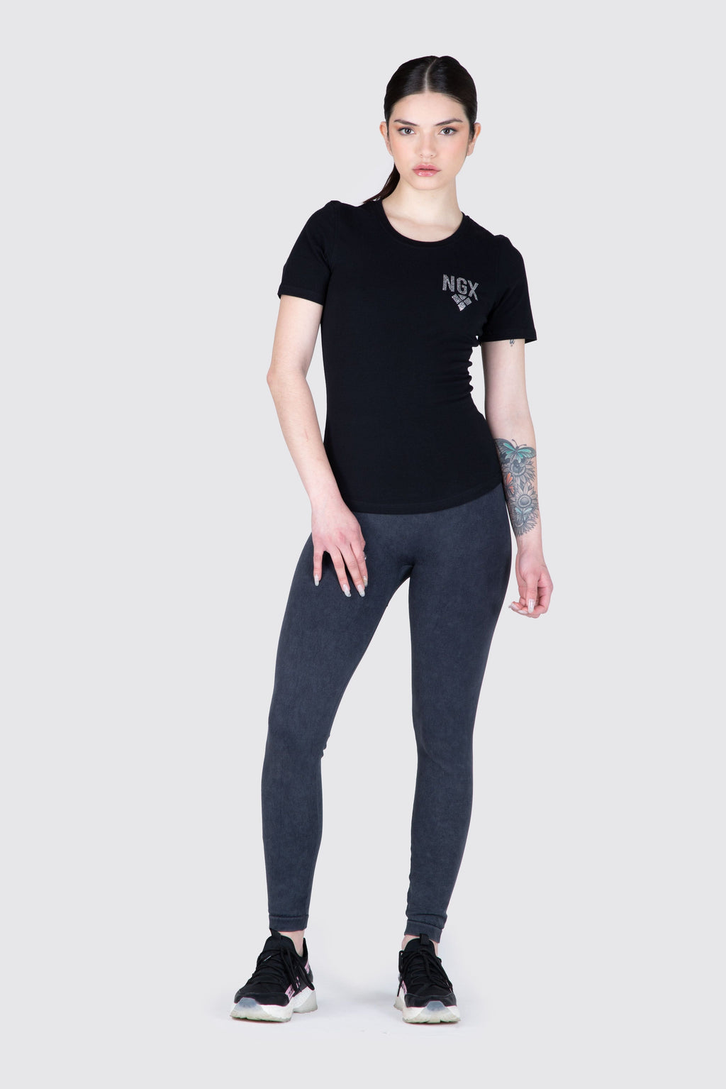 Polera M/C Square Negro NGX