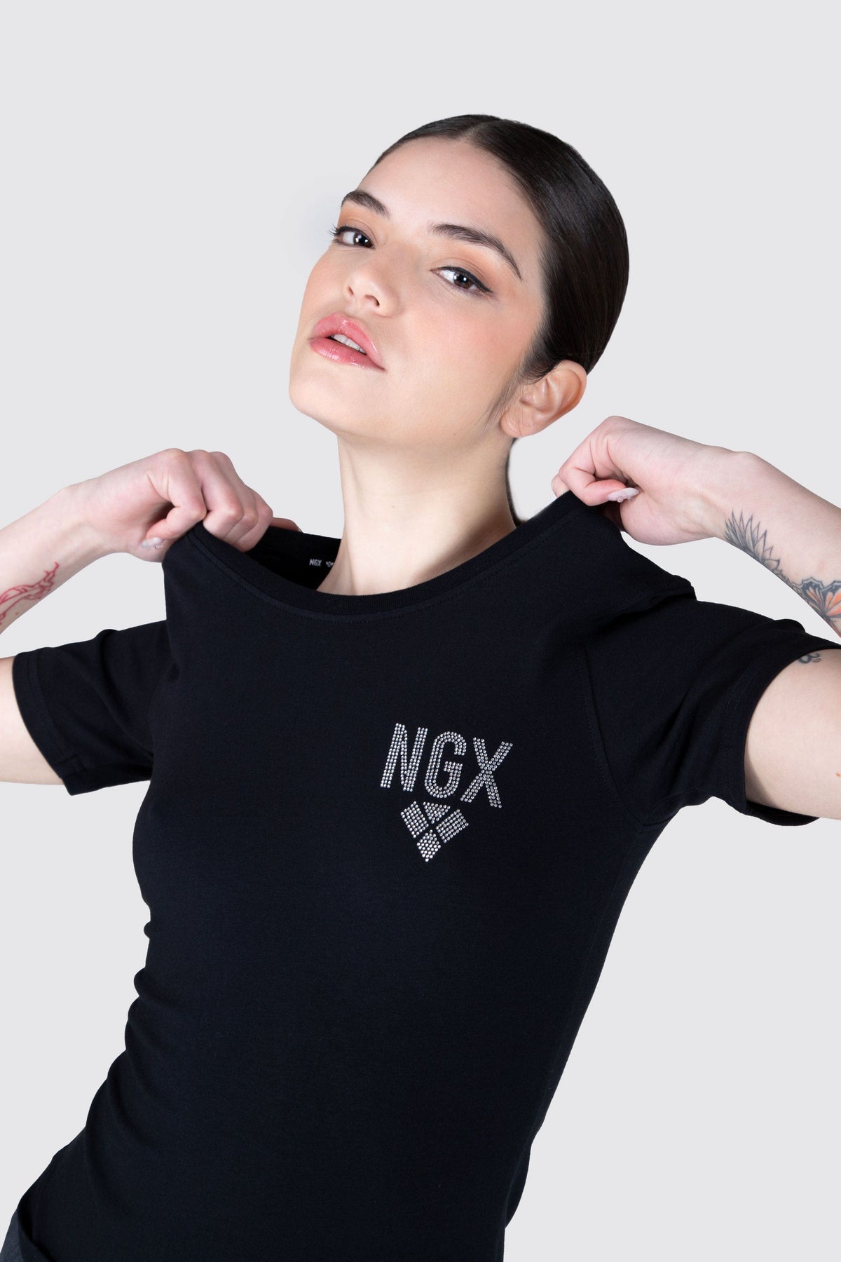 Polera M/C Square Negro NGX