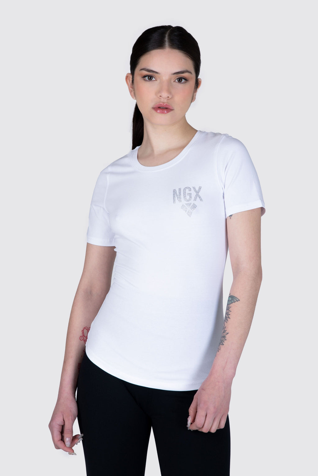 Polera M/C Square Blanco NGX