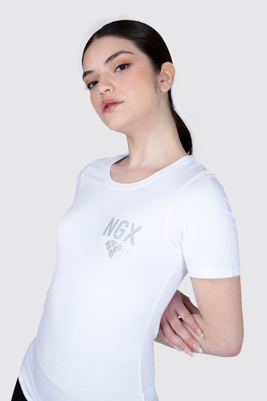 Polera M/C Square Blanco NGX