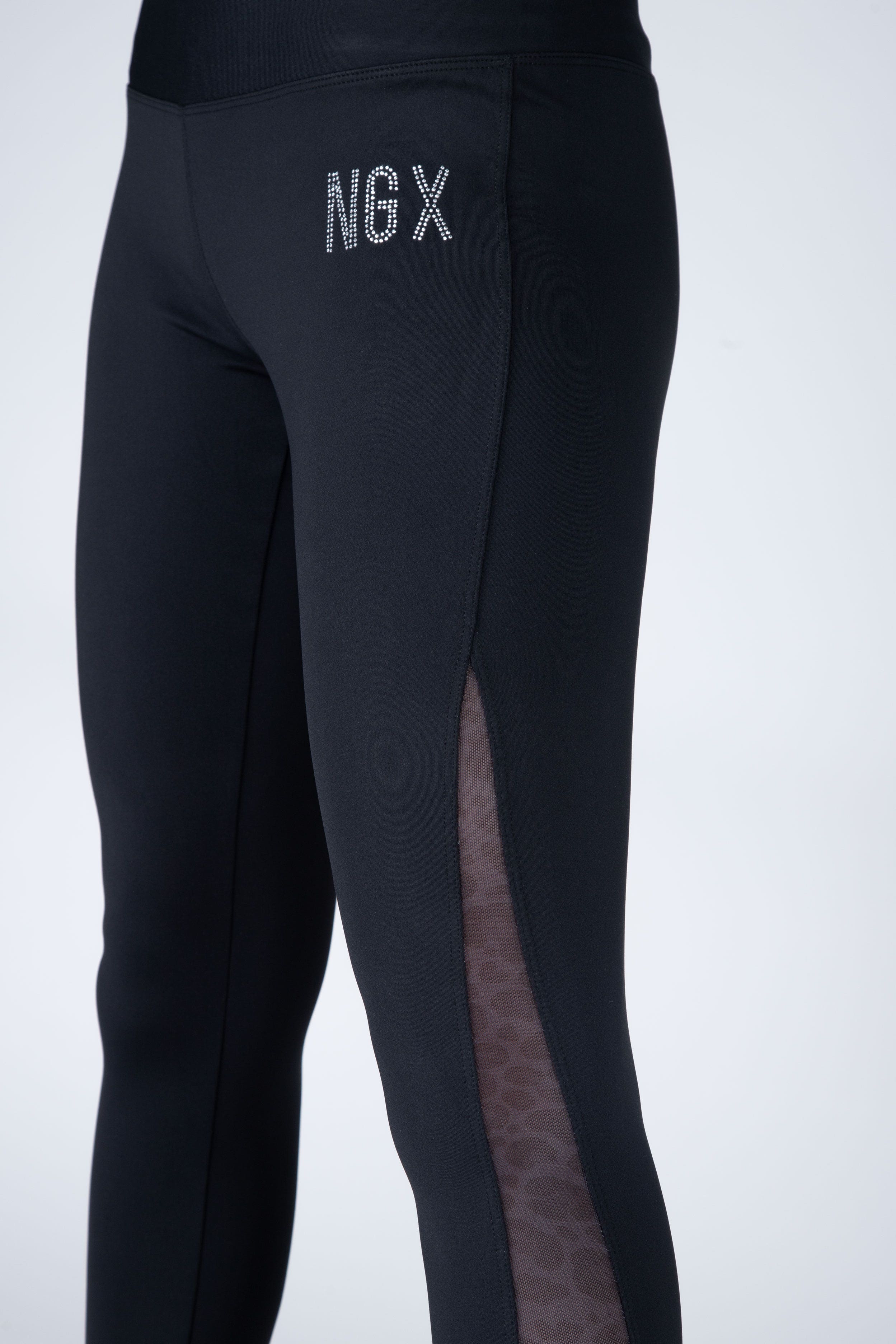Legging Long Abstract Negro NGX