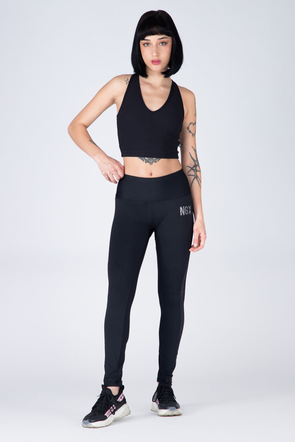 Legging Long Abstract Negro NGX