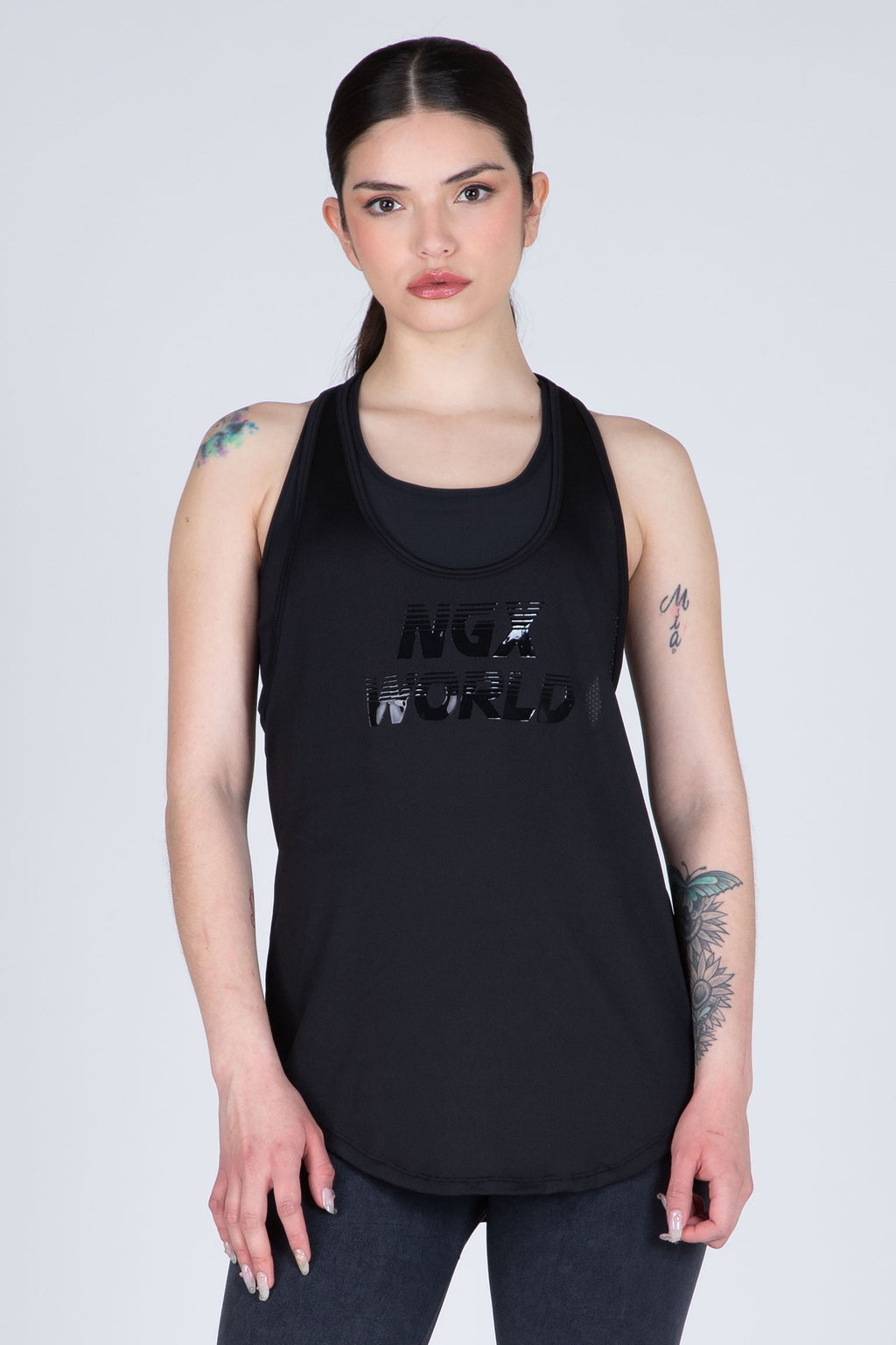 Polera Tank Luxury Negro NGX