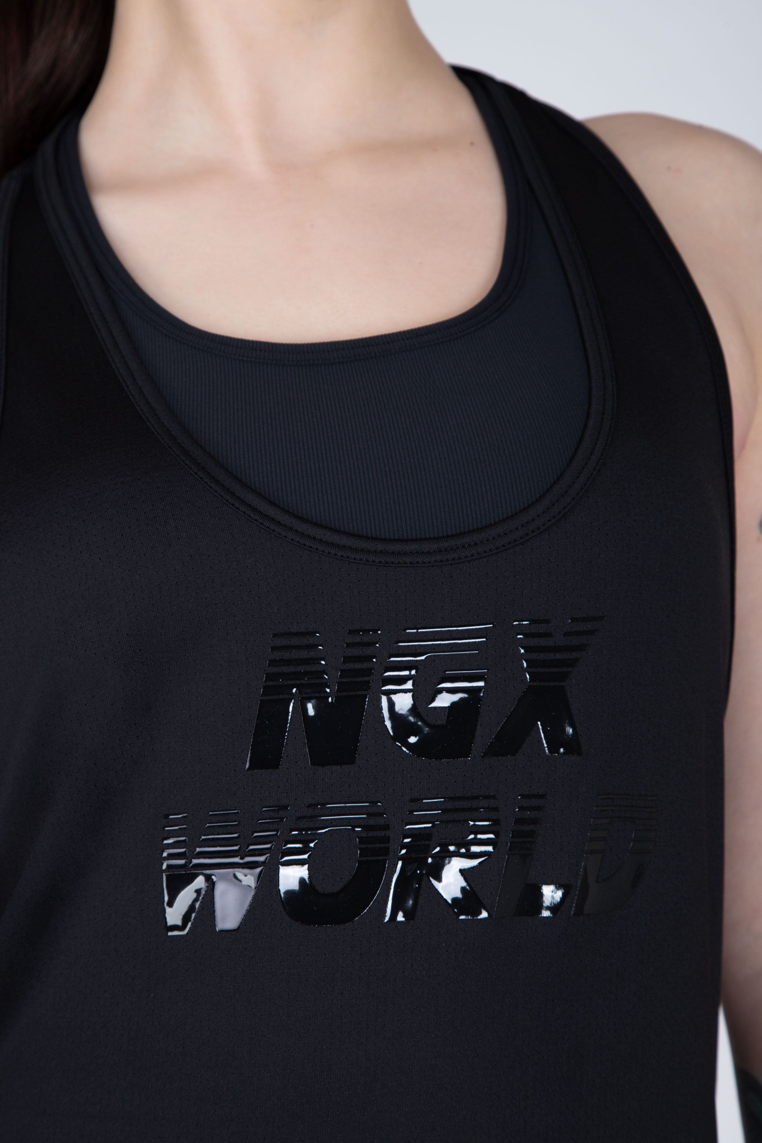 Polera Tank Luxury Negro NGX