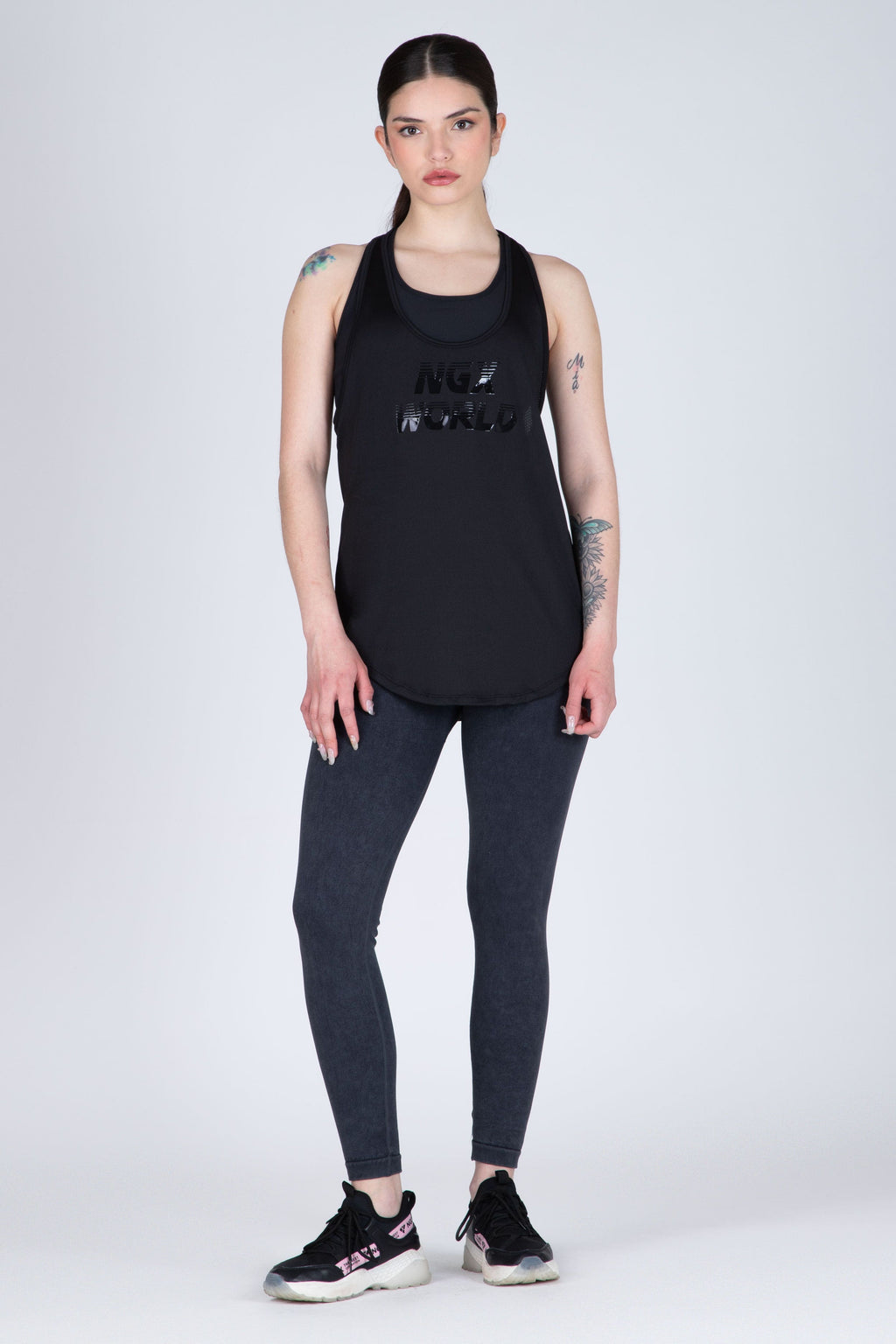 Polera Tank Luxury Negro NGX