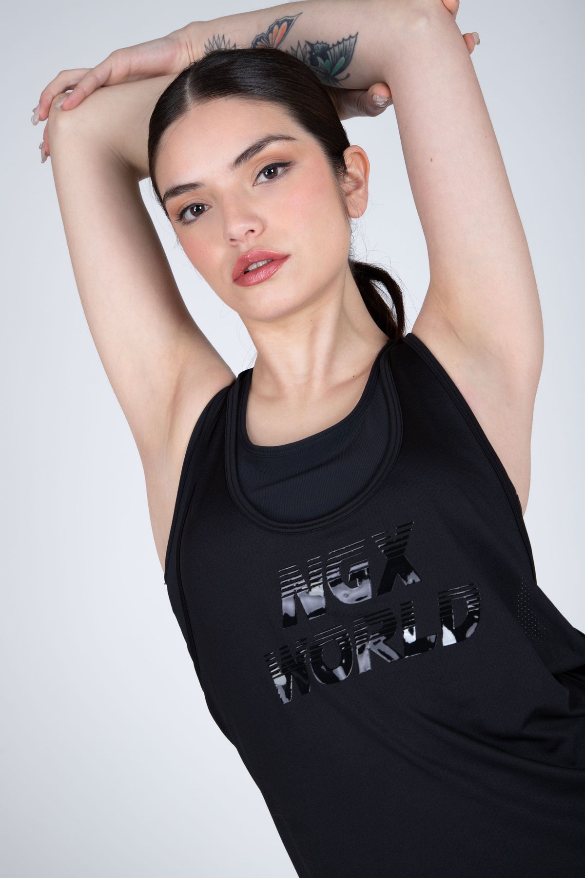 Polera Tank Luxury Negro NGX
