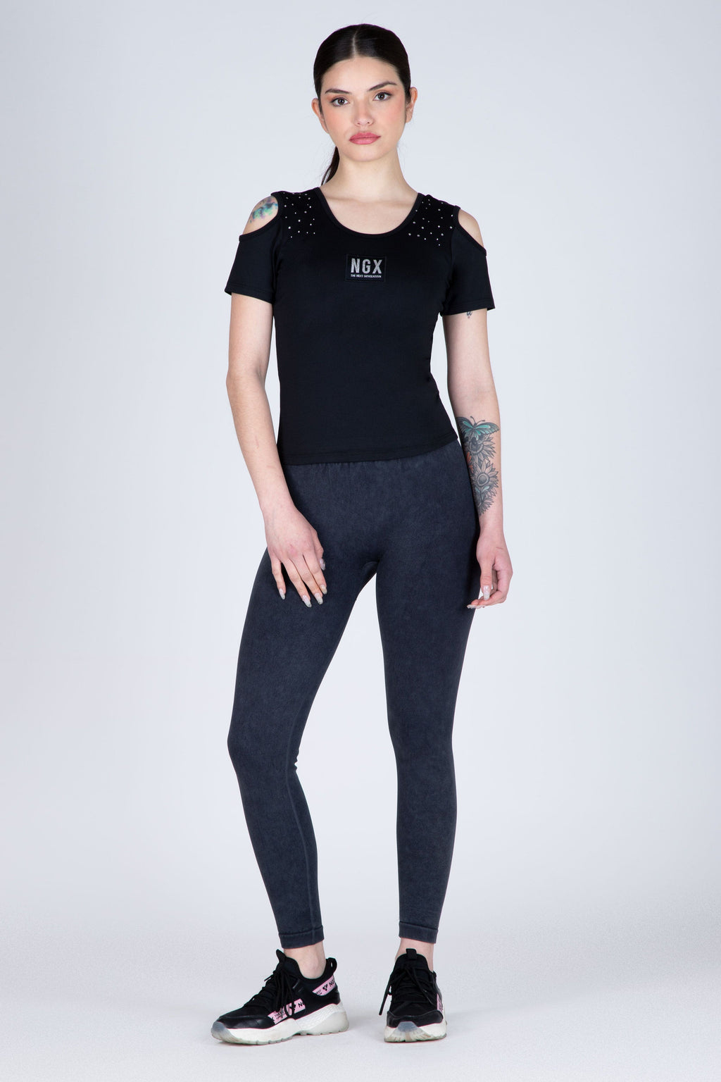 Polera M/C Sky Negro NGX