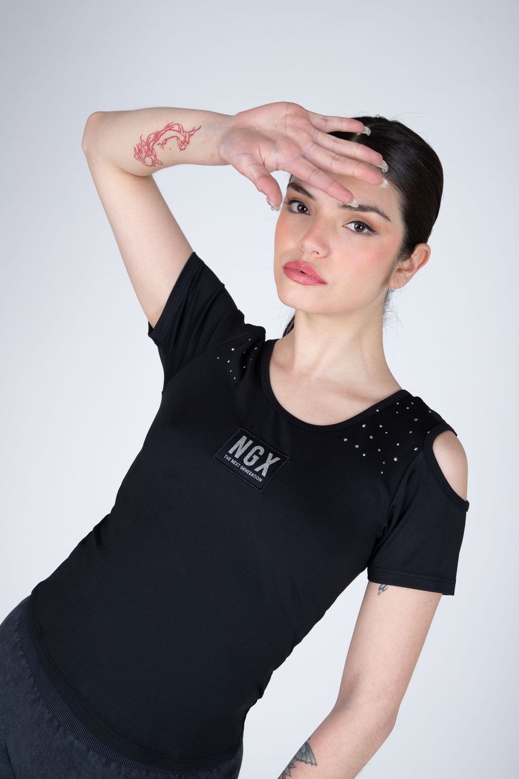 Polera M/C Sky Negro NGX