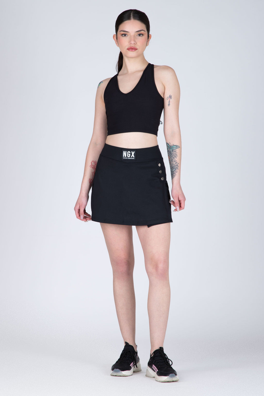 Falda Sky Negro NGX