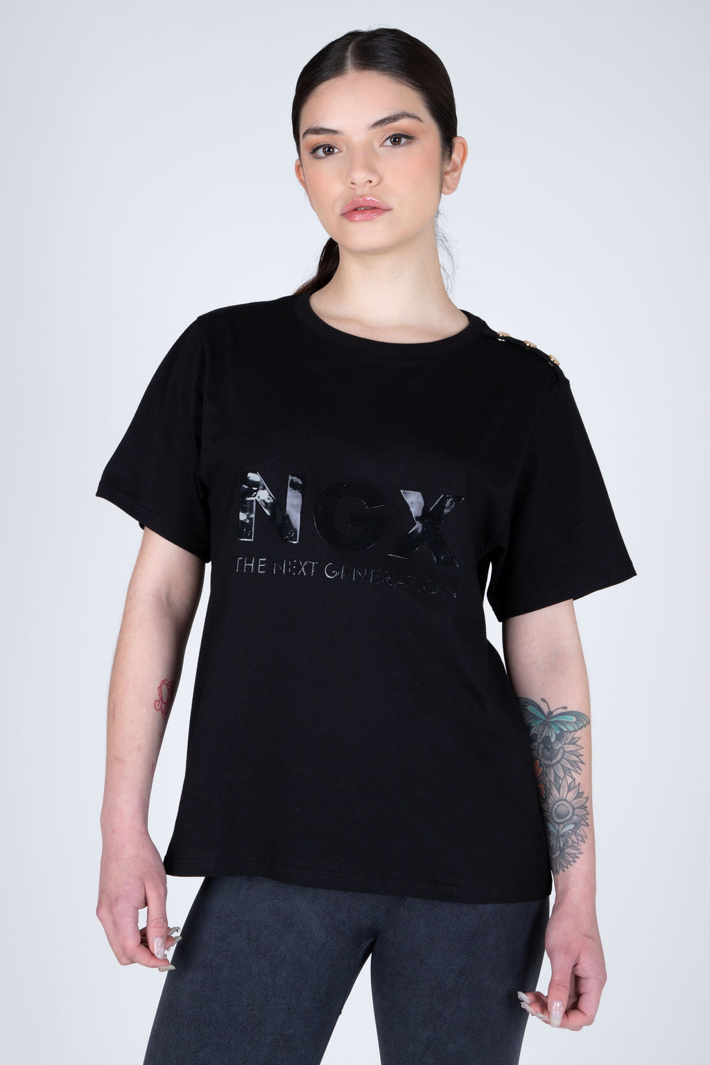 Polera M/C Impetus Negro NGX