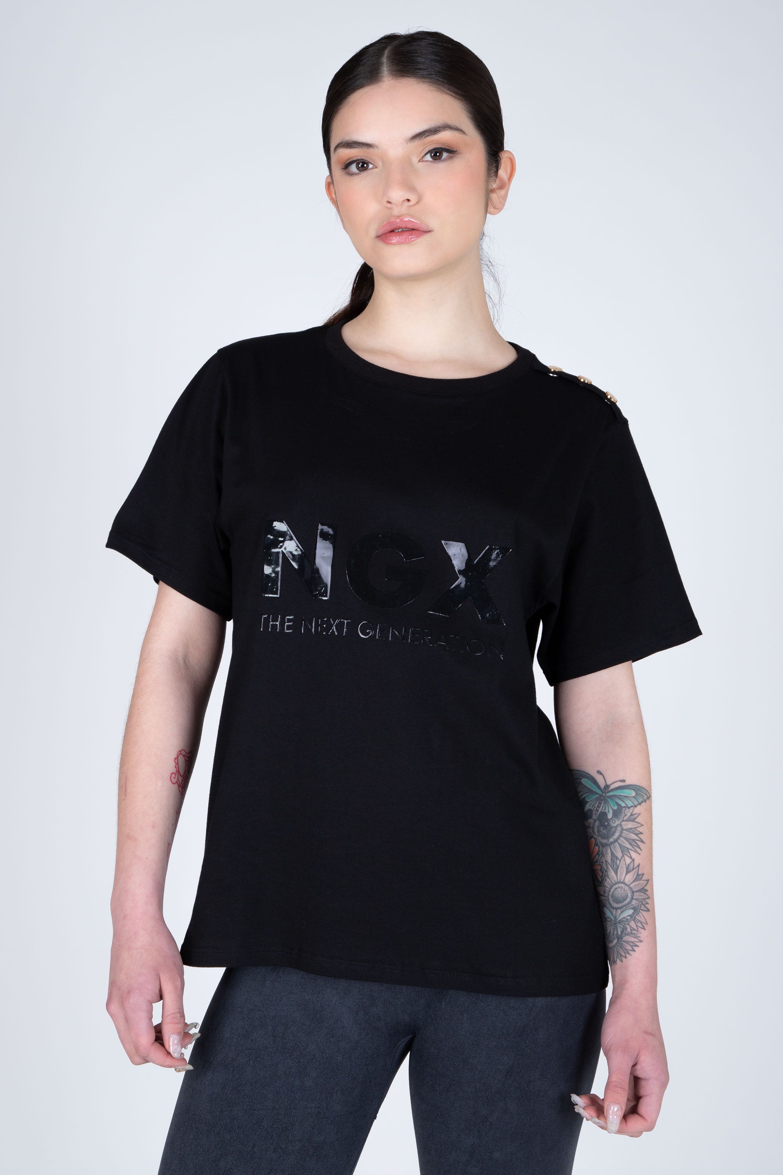 Polera M/C Impetus Negro NGX