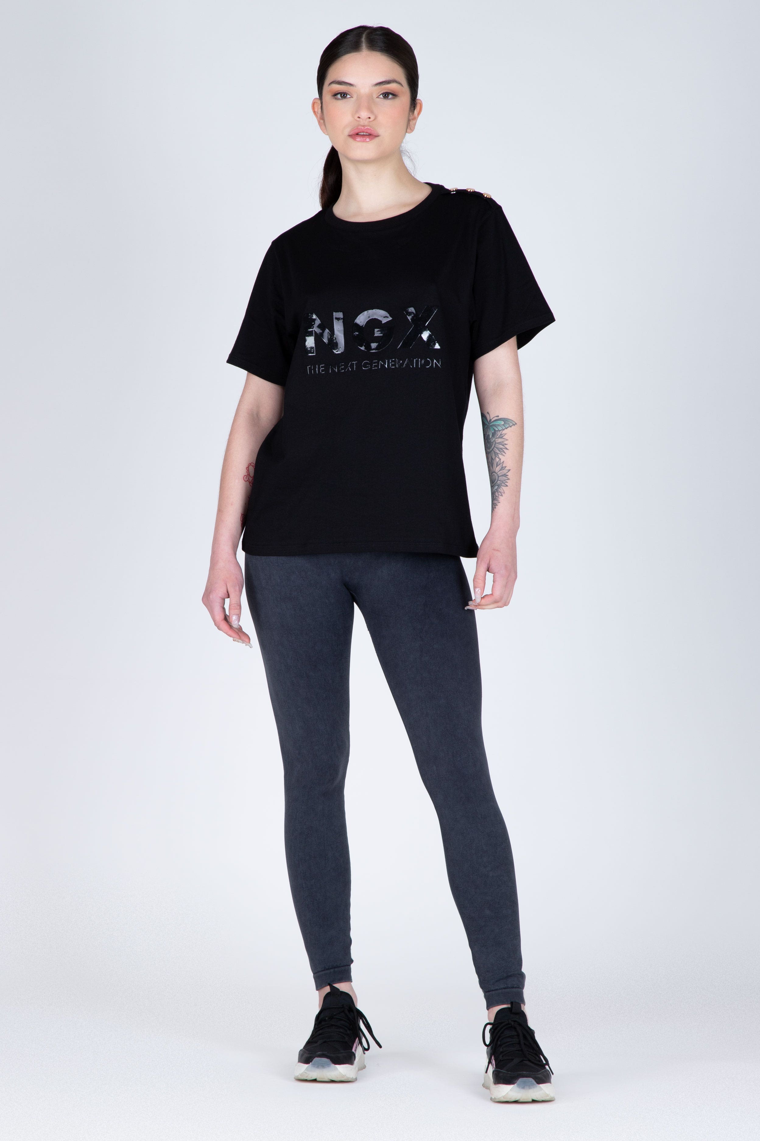 Polera M/C Impetus Negro NGX