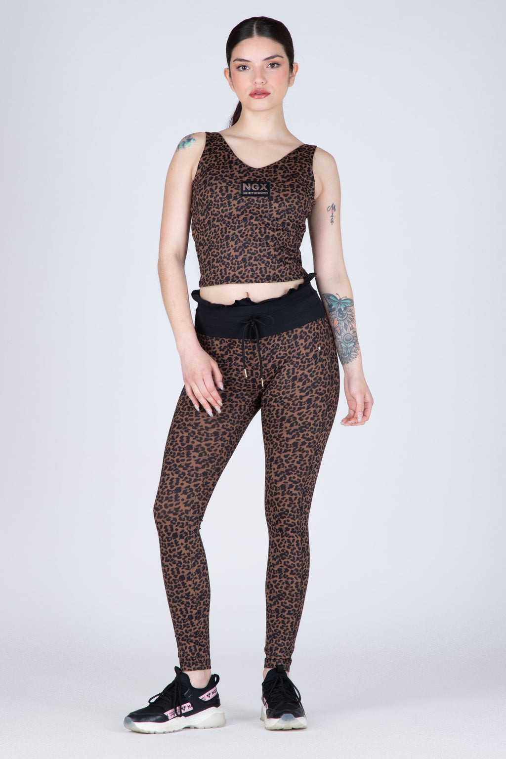 Polera Tank Impetus Café NGX