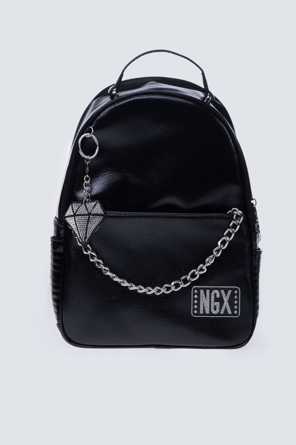 Mochila Mini Shiny Negro NGX
