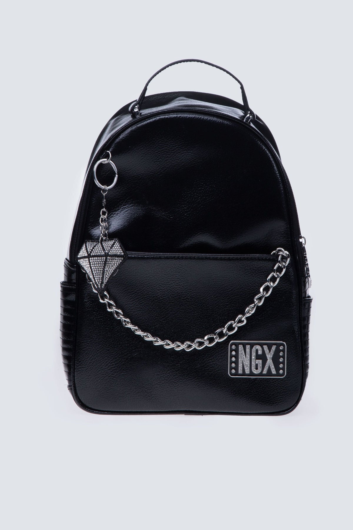 Mochila Mini Shiny Negro NGX