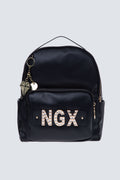 Mochila Strass Letters Negro NGX