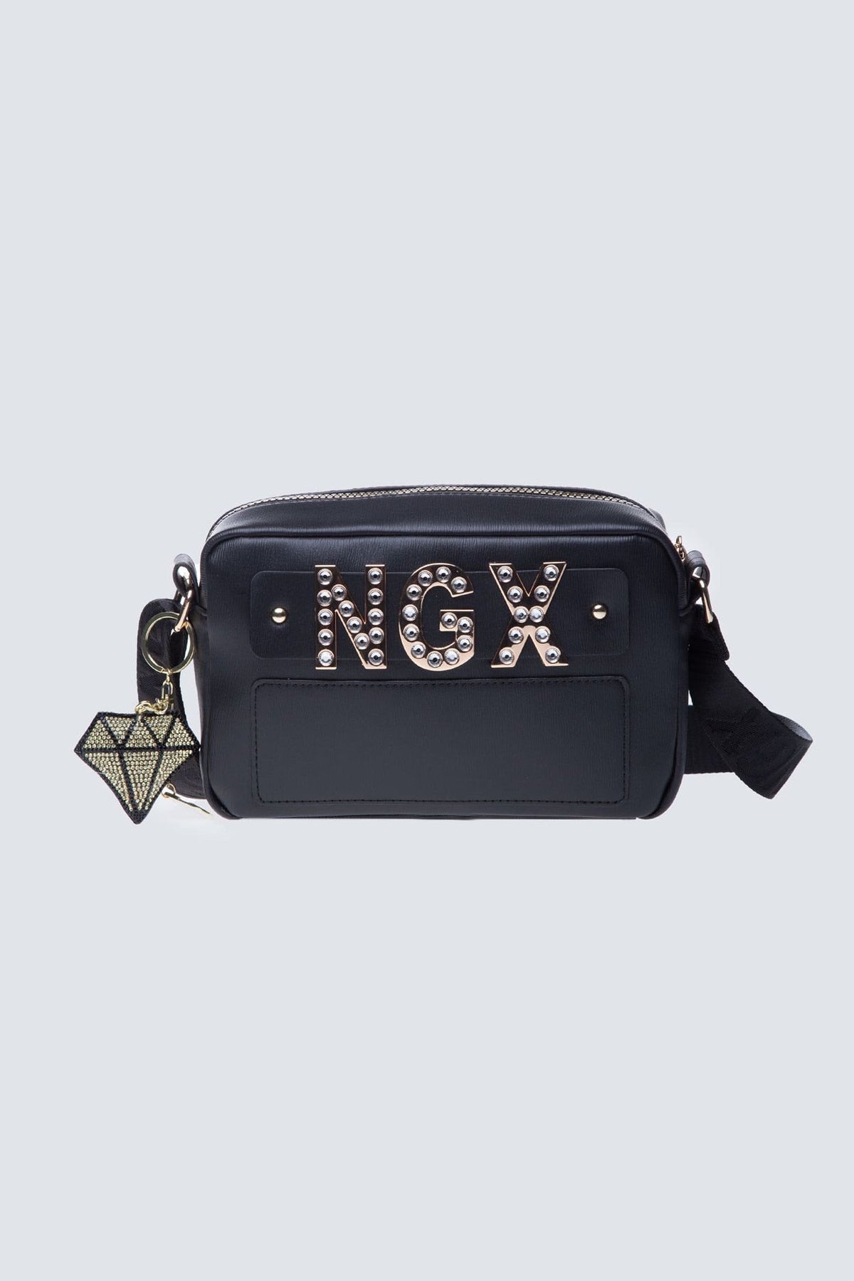 Bolso Party Strass Letters Negro NGX
