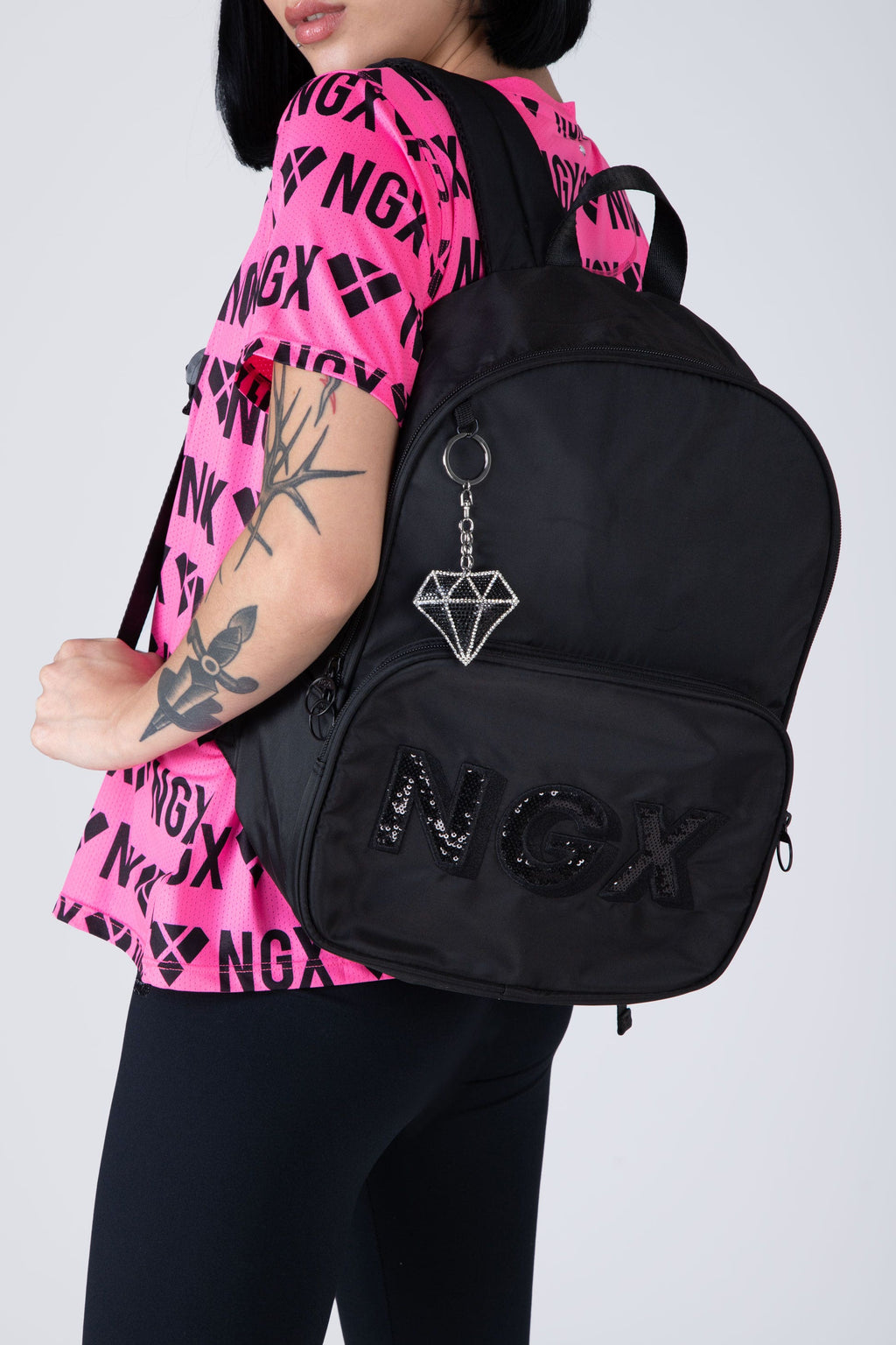 Mochila Satin Plus Negro NGX