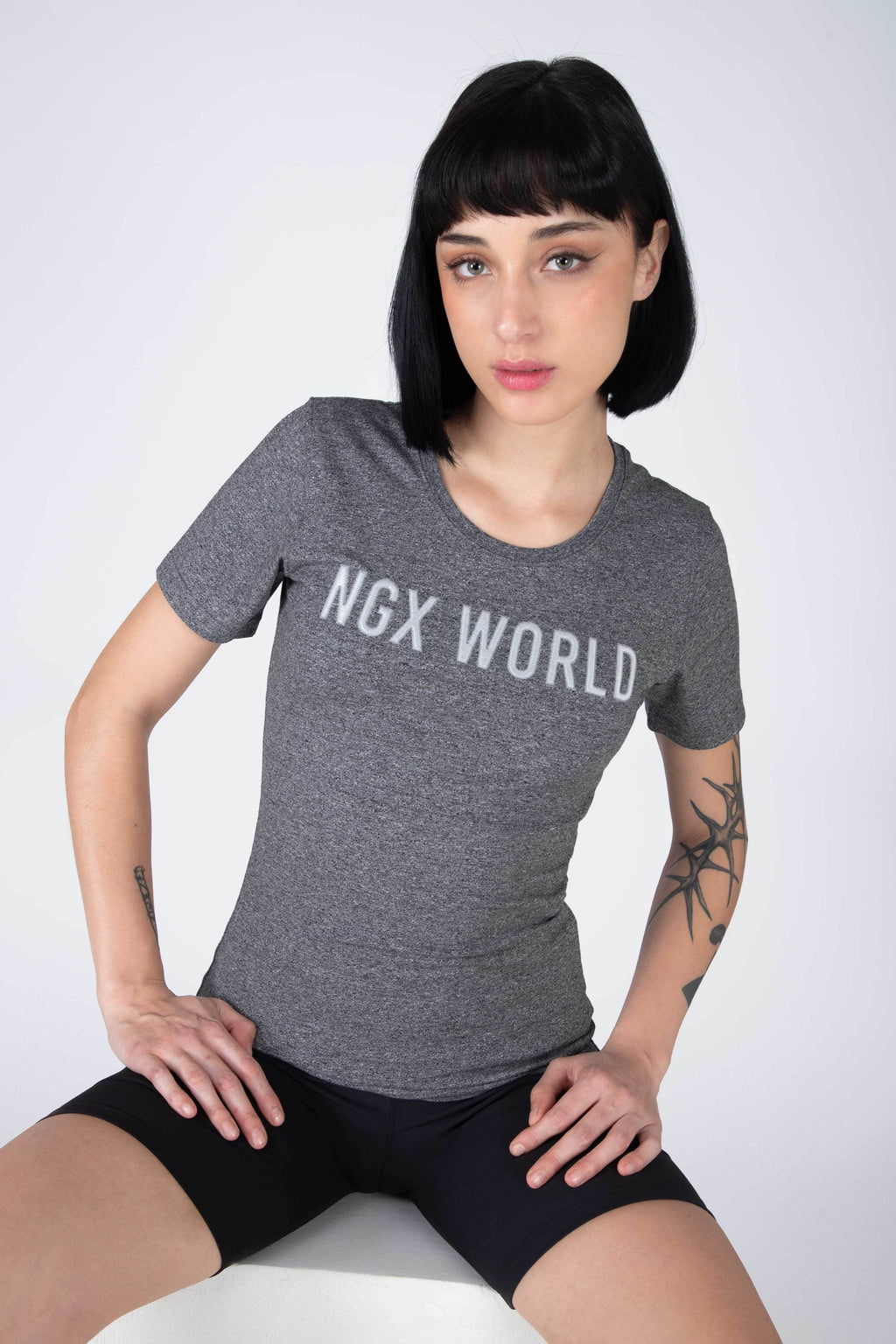 Polera M/C Gazania Gris NGX
