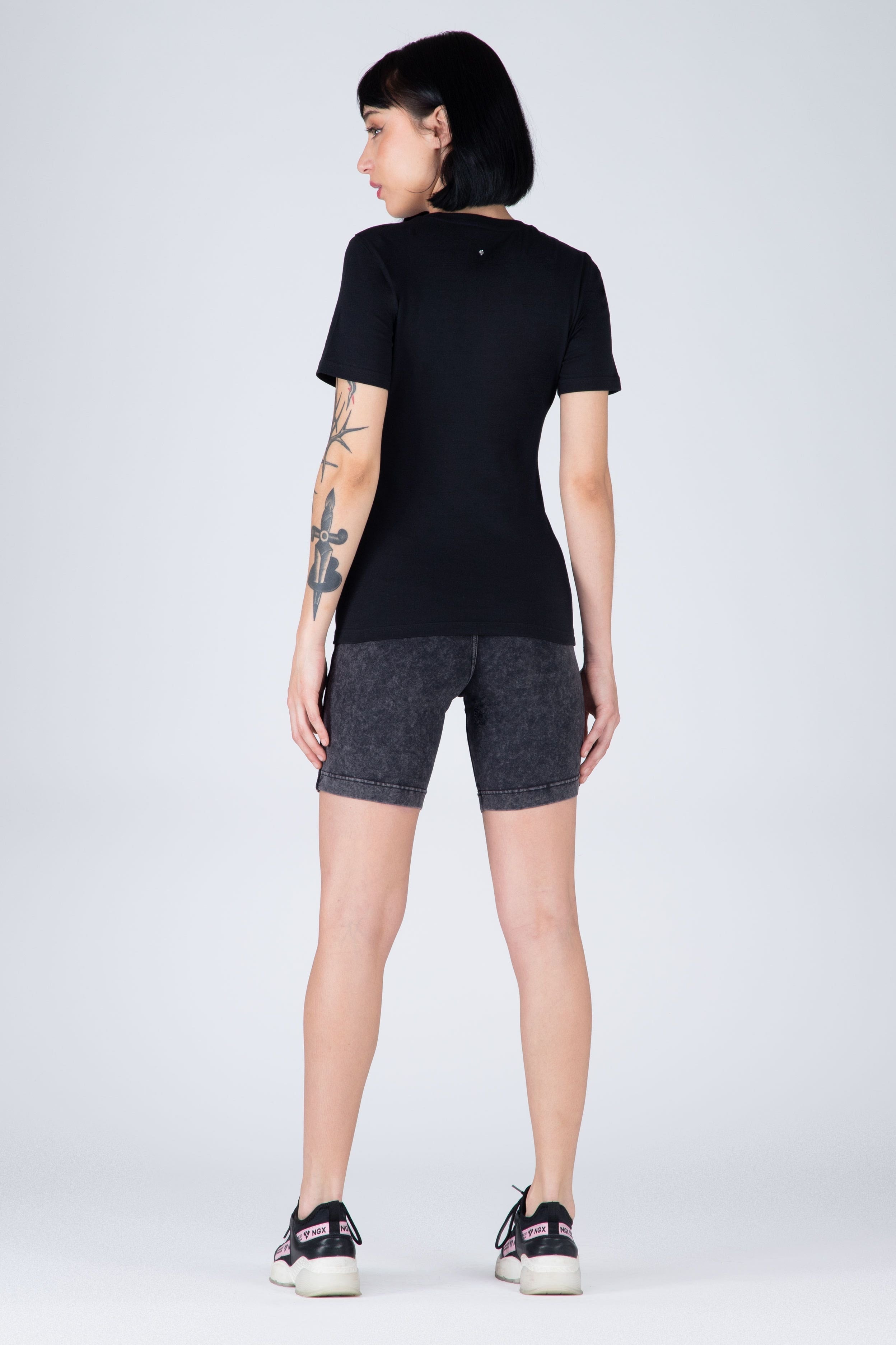 Polera M/C Gazania Negro NGX