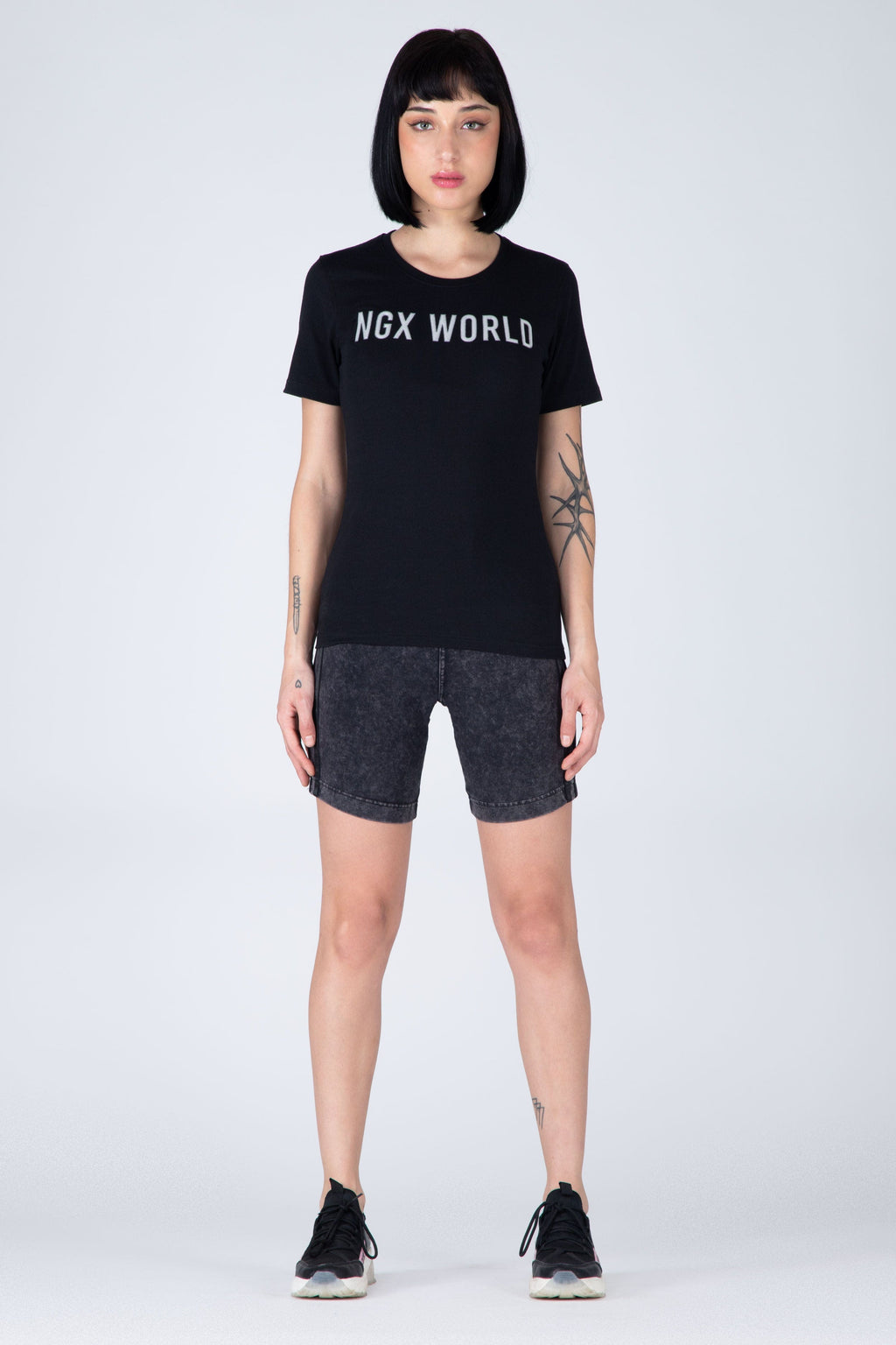 Polera M/C Gazania Negro NGX