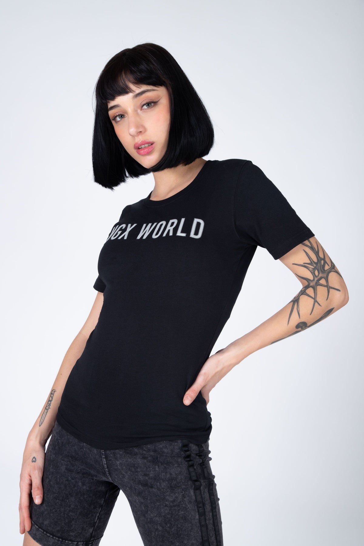 Polera M/C Gazania Negro NGX