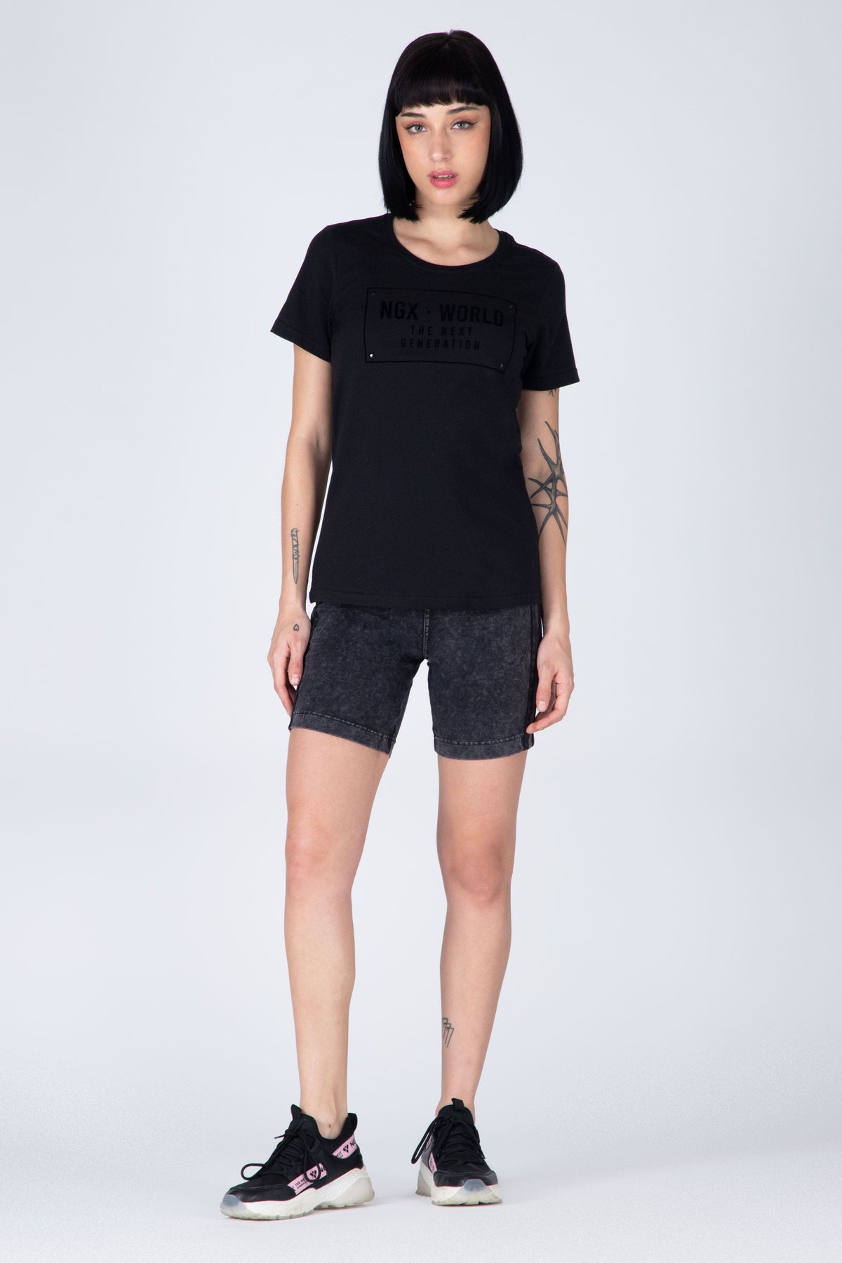 Polera M/C Milano Negro NGX