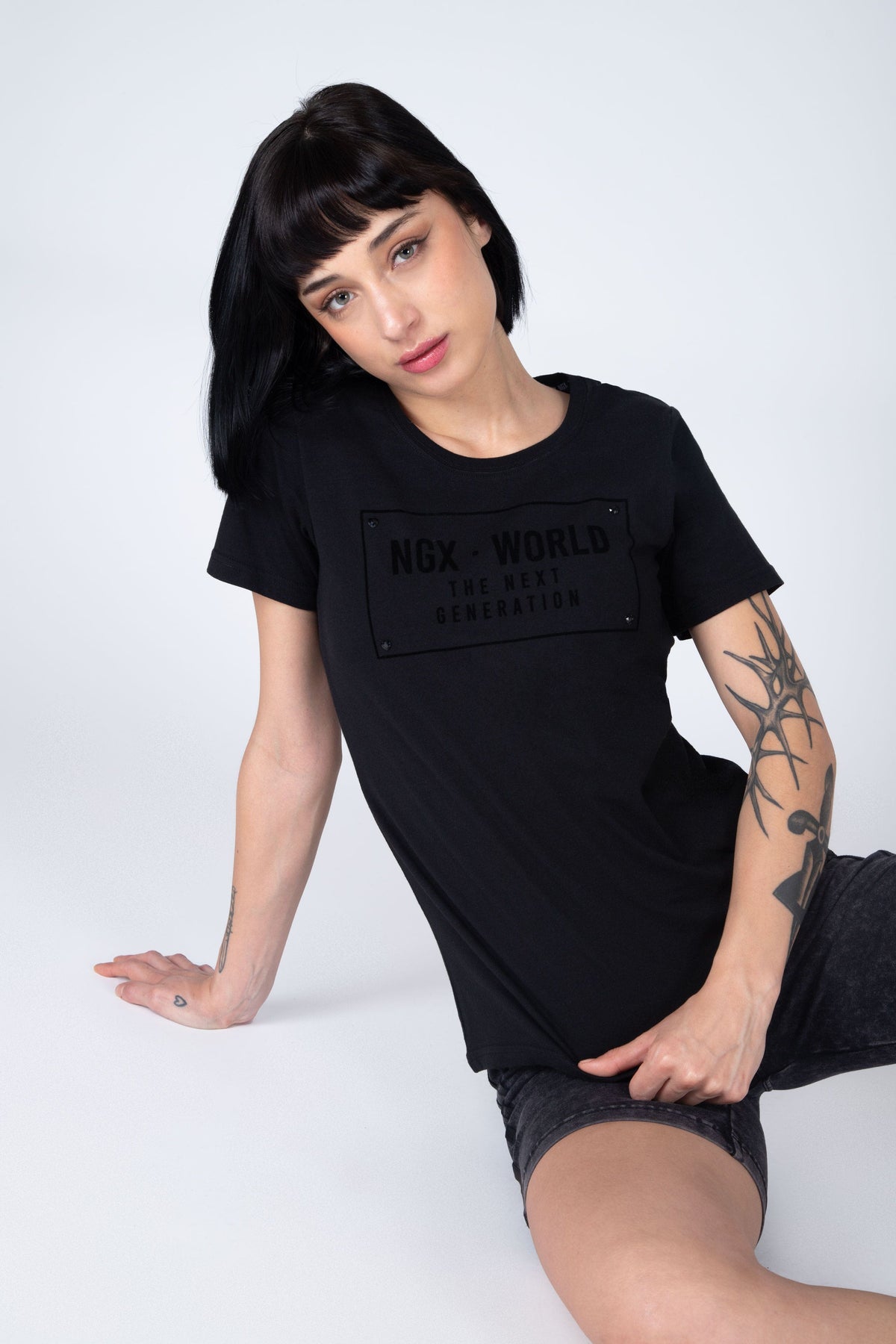 Polera M/C Milano Negro NGX