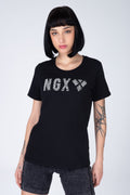 Polera M/C Pearl Negro NGX