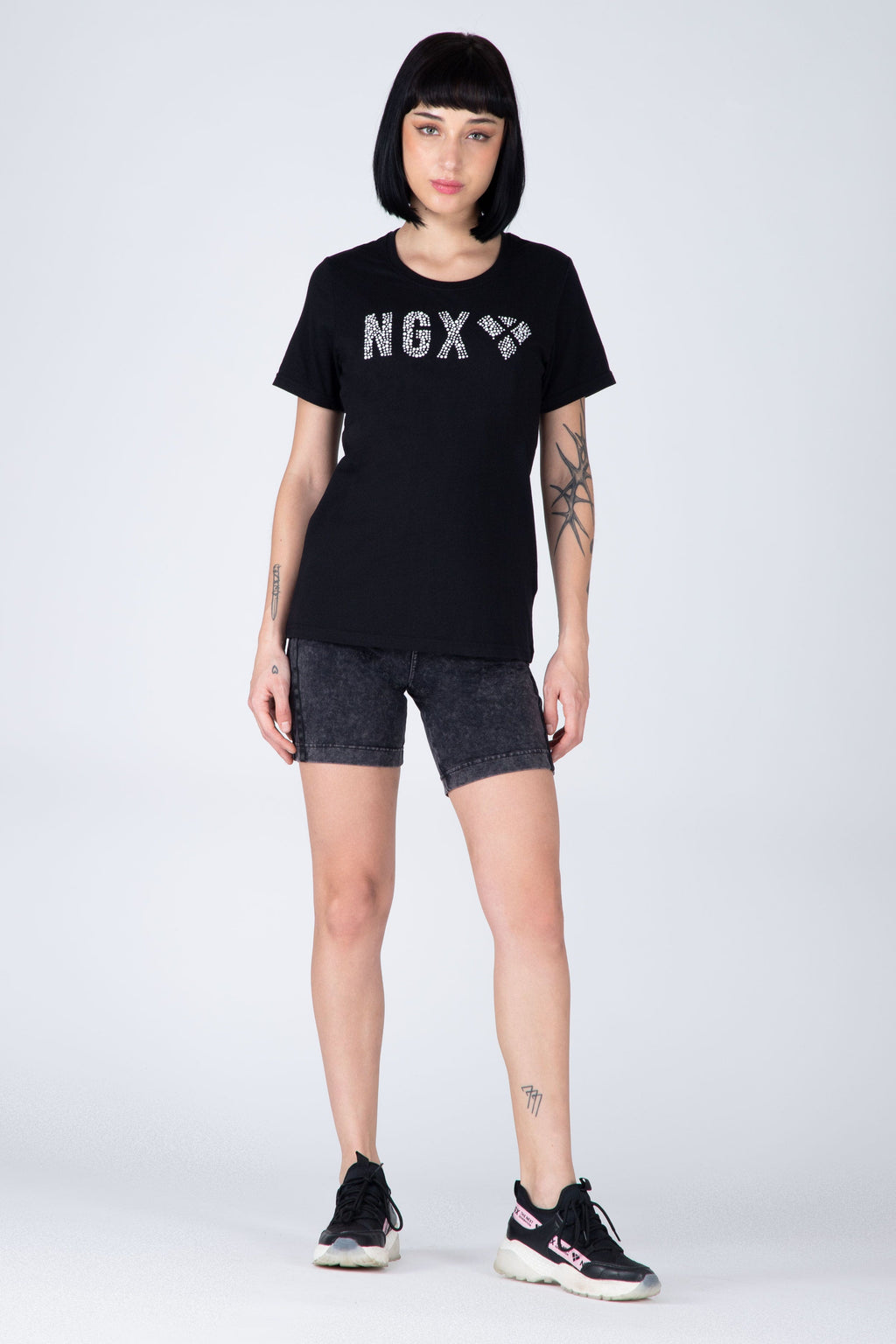 Polera M/C Pearl Negro NGX