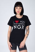 Polera M/C Praia Negro NGX