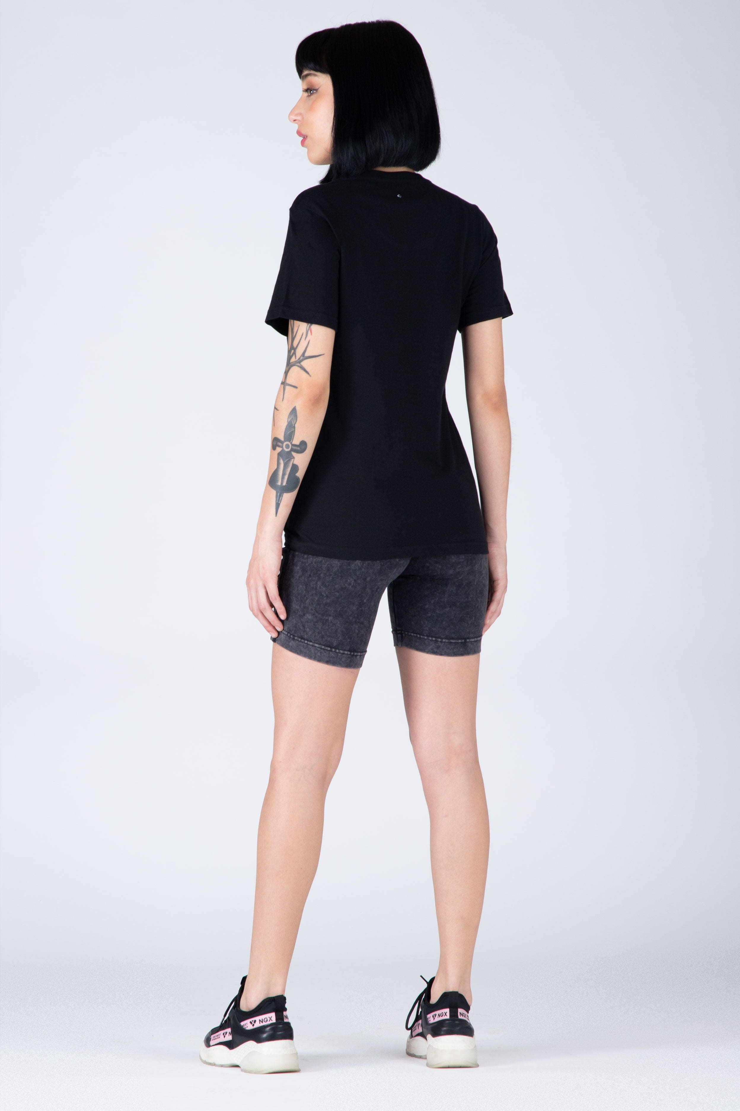 Polera M/C Praia Negro NGX
